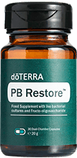 Borcanel cu ulei esențial doTERRA PB Restore pentru sănătate.