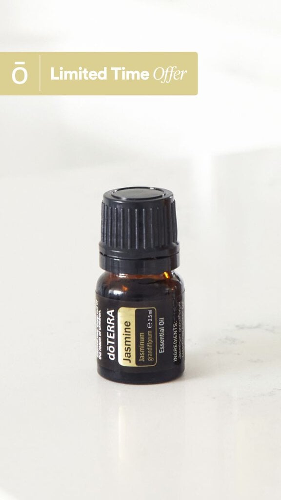 Ulei esențial de iasomie doTERRA pentru aromaterapie și relaxare.