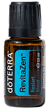 Ulei esențial RevitaZen doTERRA pentru relaxare și echilibru.