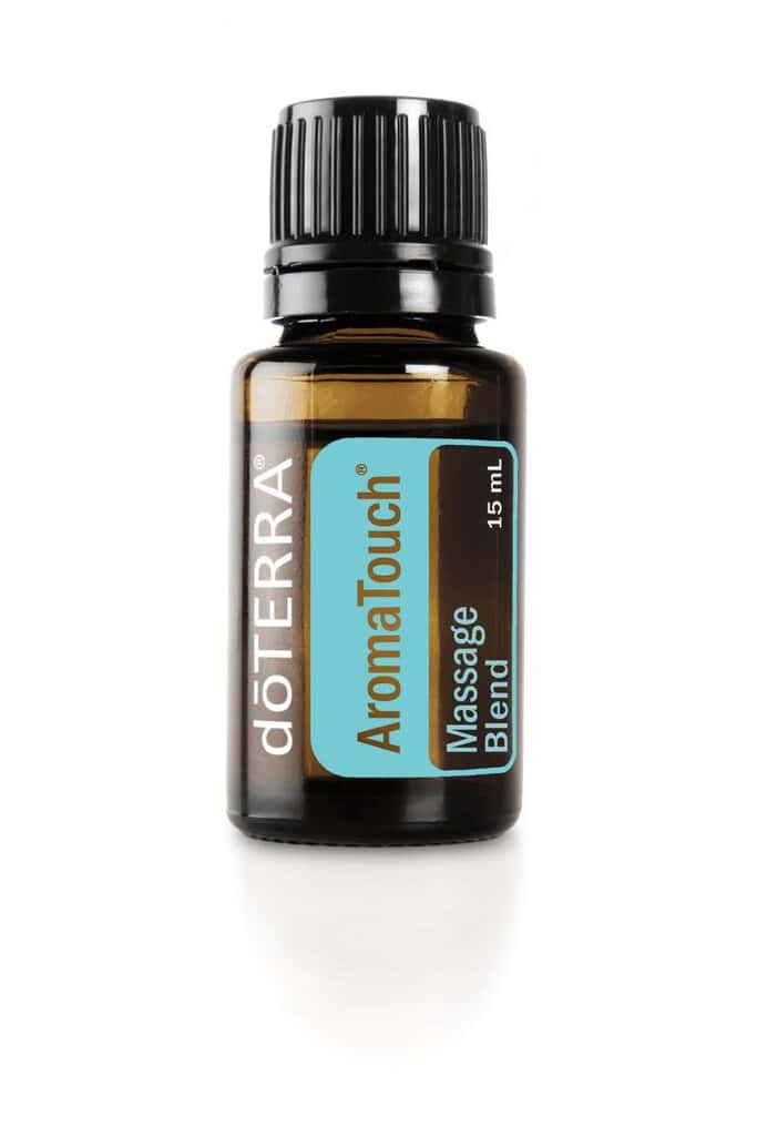 Ulei esențial Aromatouch doTERRA pentru masaj și relaxare.