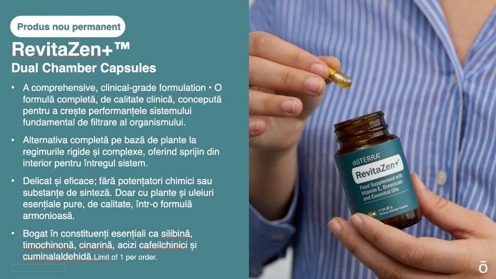 Produs nou permanent: dōTERRA RevitaZen+™ Capsules
