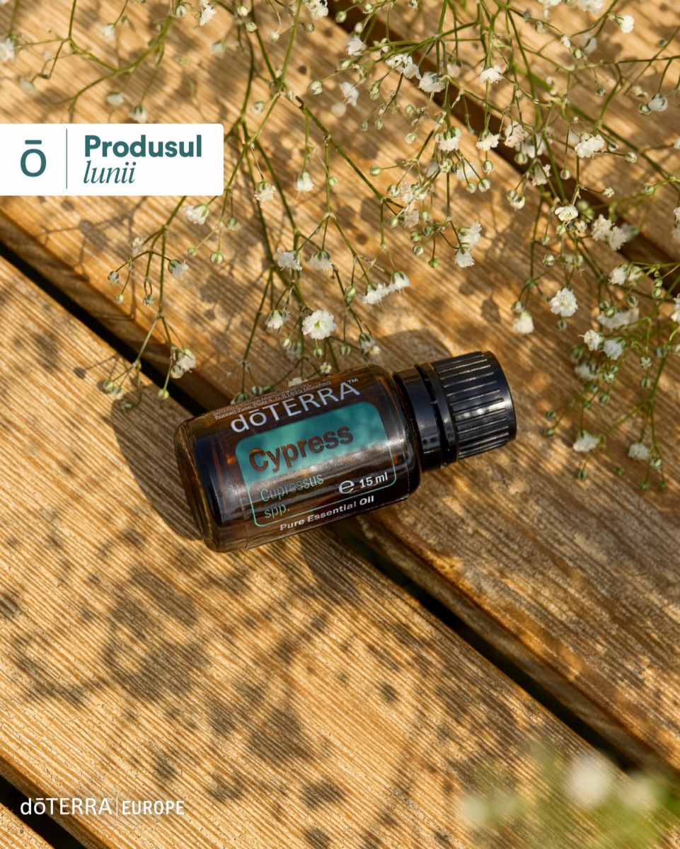 Produsul lunii septembrie 2026 — Chiparos 15 ml cadou dōTERRA